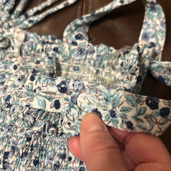 Aeropostale blue roush summer dress, size XS - Picture 4 of 5